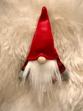 Muñeca de adorno colgante de árbol de Navidad de Papá Noel, gnomo sin cara, decoración para el hogar, regalos colgantes de Navidad, Año Nuevo 2021