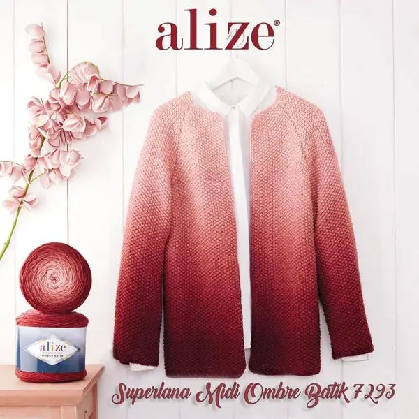 Acheter Alize Superlana Midi Ombre Batik, Fil à Tricoter à la Main