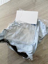 OOTDTY-funda impermeable para timbre de puerta inalámbrico, timbre, botón transparente