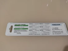 Vetus-Pinzas profesionales para pestañas, de acero inoxidable, antiestáticas, para extensión de pestañas postizas