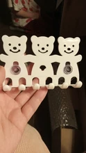 Toothbrush-Holder Bathroom-Sets Suction-Cup Wall-Mounted Cartoon-Bear Cute L4MB 5-Position