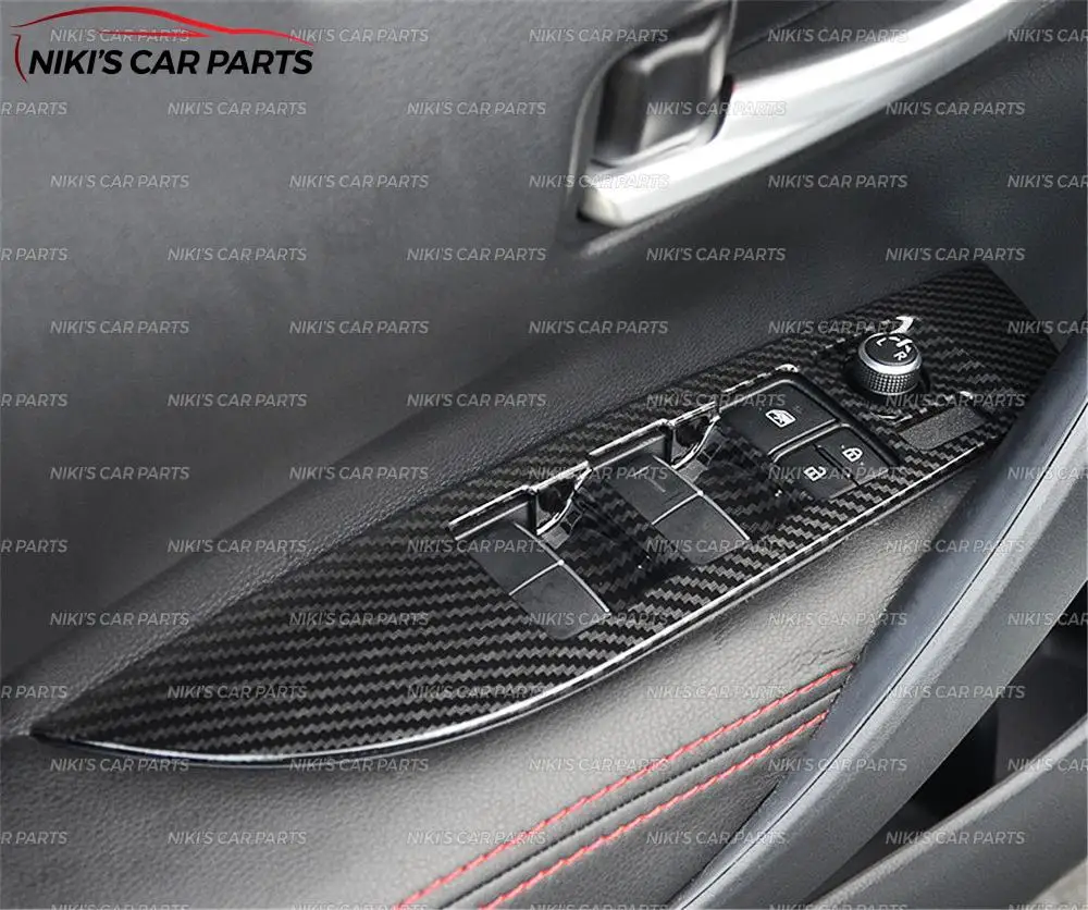Накладки на блок управления окнами для Toyota Corolla-ABS пластик 1 комплект/4 шт. формовочные украшения автомобиля Стайлинг экстерьера