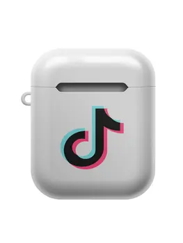 

Cover for AirPods "TikTok" glossy, White