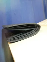 Cartera corta de cuero recubierto para hombre, billetera Retro triple Vertical, billetera coreana para jóvenes, varias tarjetas, 2020