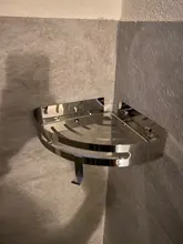 304-Stainless-Steel Shelves Floating-Shelf Storage-Rack Wall-Mounted Bathroom Cornner