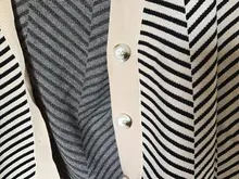 GIGOGOU solo Breasted V cuello mujeres botón árbol de Navidad negro suéter de punto Cardigan suelto de Jersey chaqueta abrigo