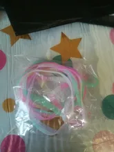 Pulsera de silicona luminosa para niños, brazalete con movimiento de letras de colores caramelo, correa de goma estampada, joyería para bebé, 10 Uds.