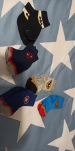 Calcetines de algodón de superhéroe para niños, 5 par/lote