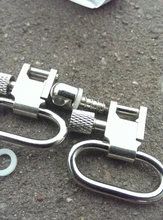Sling Swivel Strap-Ring Hunting-Accessories Silver Quick-Detachable Metal White Steel