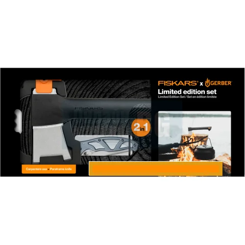 Промо набор лимитированной серии. Топор плотницкий малый + Складной нож Paraframe™