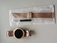 2PCS de malla y sólido de acero inoxidable correa de reloj 20mm para Samsung Galaxy reloj de 42mm activo/40mm/equipo S2 clásico/equipo deporte banda Correa