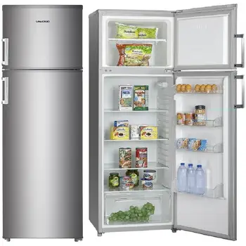 

Double Door refrigerator 280 Lt Silver + SANGIORGIO235.34