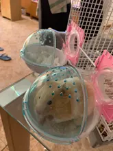 Cage-Box Toilet-Hamster Acrylic-House Sand-Room Bath Mouse-Gerbille Small Pet-Supplies