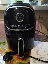 MIUI 2L Mini Air Fryer, MI-CYCLONE 360° Baking + Mechanical Oven, Power-saving & Precise