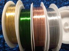 Colorfast de alambre de cobre alambre para collar de pulsera joyas DIY accesorios/0,2/0,25/0,3/0,5/0,6/0,7/1,0mm arte rebordear Alambre de HK018