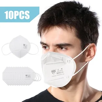 

Lot 10 Masks FFP2 KN95 useable Antivirus mask Protection Dust-free from Spain!