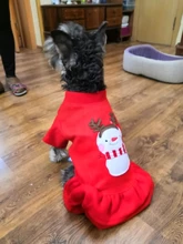 Costume Dog Shirt Dress Christmas Cat-Coat Couple for Small Cats Terrier Ropa Para Perro