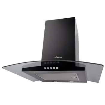 

Kitchen range hood Konigin Vela black 60