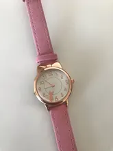 UTHAI CQ04 reloj para niños, relojes de cuarzo multicolor de gato, relojes de pulsera para niñas, relojes de rosetón coloridos