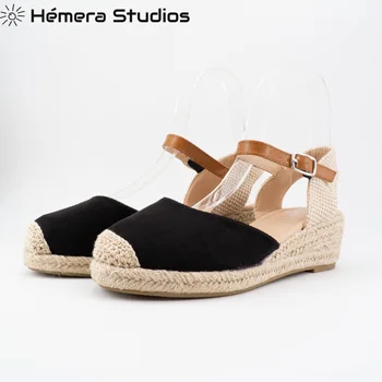 

WOMAN 2019 SUMMER-ESPARTOS PLATFORM-ESPARTO PLATFORM SANDALS CLOG BUCKLE