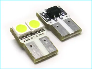 

Led lamp T10 W5W 2 Smd 5050 No Polarita license plate lights car door 12V White