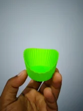 LeFull Set of 12 Pieces 7cm Muffin Cup For Kitchen Round Silicone DIY Baking Cake Cake