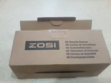 ZOSI-cámara de seguridad CCTV HD-TVI, lente de 1080mm, 24 LED IR, visión nocturna de 65 pies, cámara de vigilancia a prueba de polvo para exteriores, 3,6 P