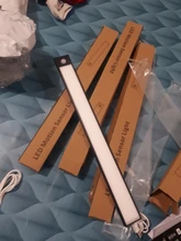 Ultra-Thin Night Light 12/23.5/40cm LED Under Cabinet Lights PIR Motion Sensor USB Rechargeable