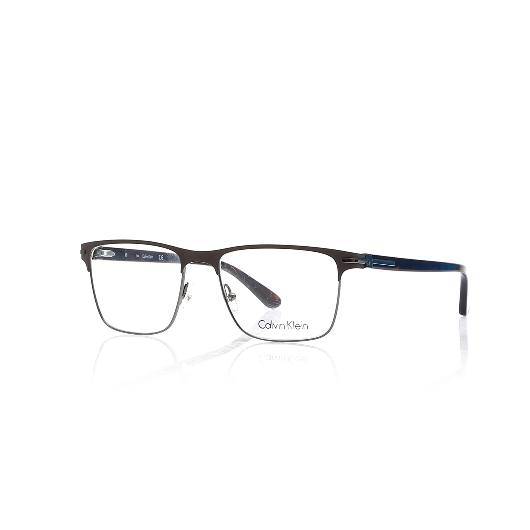 

Markamilla Men Reading Glasses Brown Square Frame Demo Glasses Eyewear Transparent High Quality MenCalvin Klein CK 5427 201