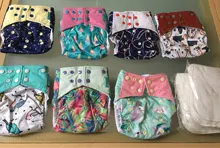 HappyFlute-pañal de tela de gamuza interior, inserto de bebé pañal impermeable y reutilizable, doble fuelle, 1 ud.