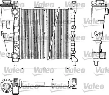 

Radiator FIAT UNO 45 FIRE811385VALEO