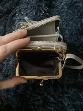 Moda novedosa pequeña bandolera las mujeres Mini de cuero mate de bandolera de hombro embrague Bolsas damas teléfono bolso de