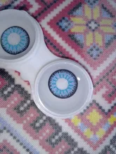 Lentillas de colores, lentes de contacto de Color rojo, azul, verde, para Halloween