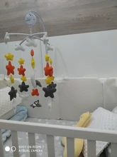 Kit de soporte para sonajeros para cuna, soporte de campana para cama móvil, brazo, caja de música, WJ549