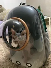 Bolsa de viaje de burbuja con ventana de astronauta, cápsula espacial transpirable, mochila transparente, mochila portamascotas, mochila para perro y gato