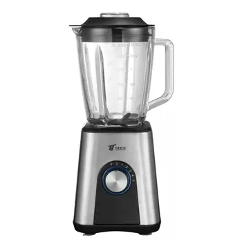 

1.5 litre glass tumbler, 5 speed + PULSE, 6 blade blade, 1000W, glass jar. THULOS
