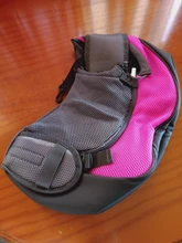 Bolsa de viaje transpirable para mascotas, bolso de hombro de malla Oxford, cómoda, bolso grande de hombro