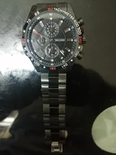 Belushi-Reloj de pulsera de lujo para hombre, cronógrafo de cuarzo, de acero inoxidable, Original