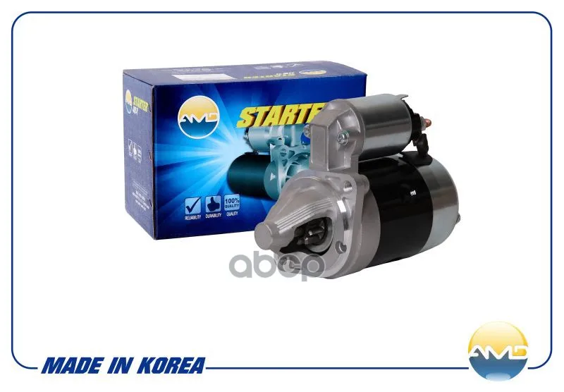 Amd.El211_стартер! Kia Rio, Hyundai I20 1.25i 08 Amd Amdel211 AMD арт. AMDEL211