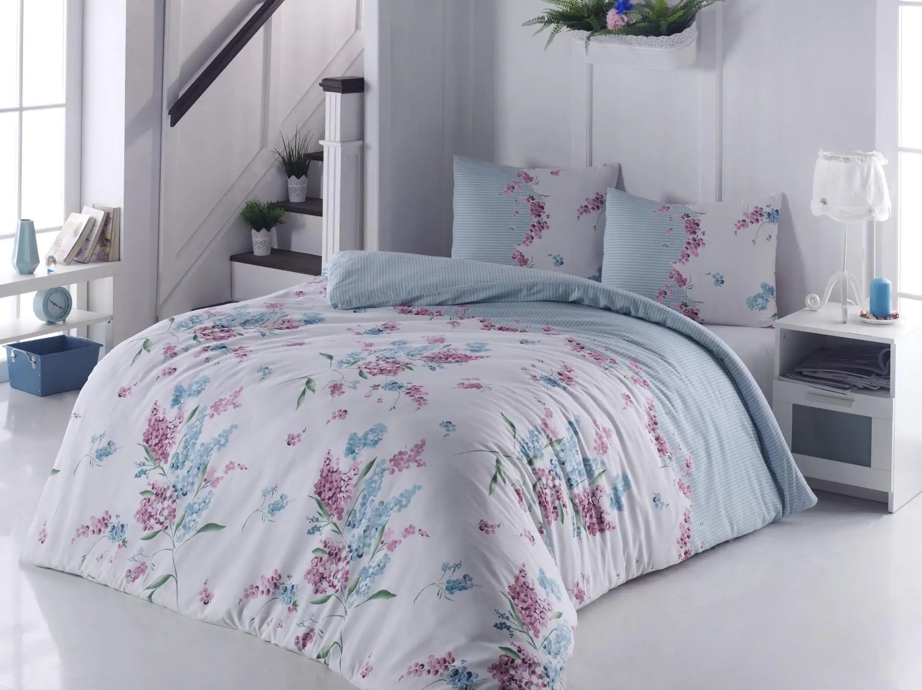 

Hyacinth Double Personality Ranforce Duvet cover set