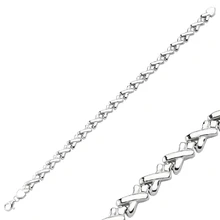 Простой мужской браслет из серебра 925 пробы