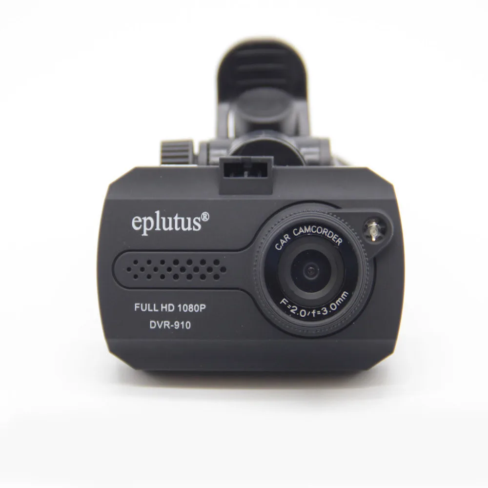 Компактный автомобильный видеорегистратор Eplutus DVR-911с углом обзора 140 градусов Full HD экран 2.5"