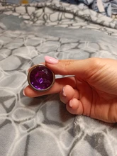 Juguetes sexuales con forma de minitapón Anal para mujer, consolador masculino con forma redonda de Metal, de acero inoxidable suave, cola pequeña, productos íntimos