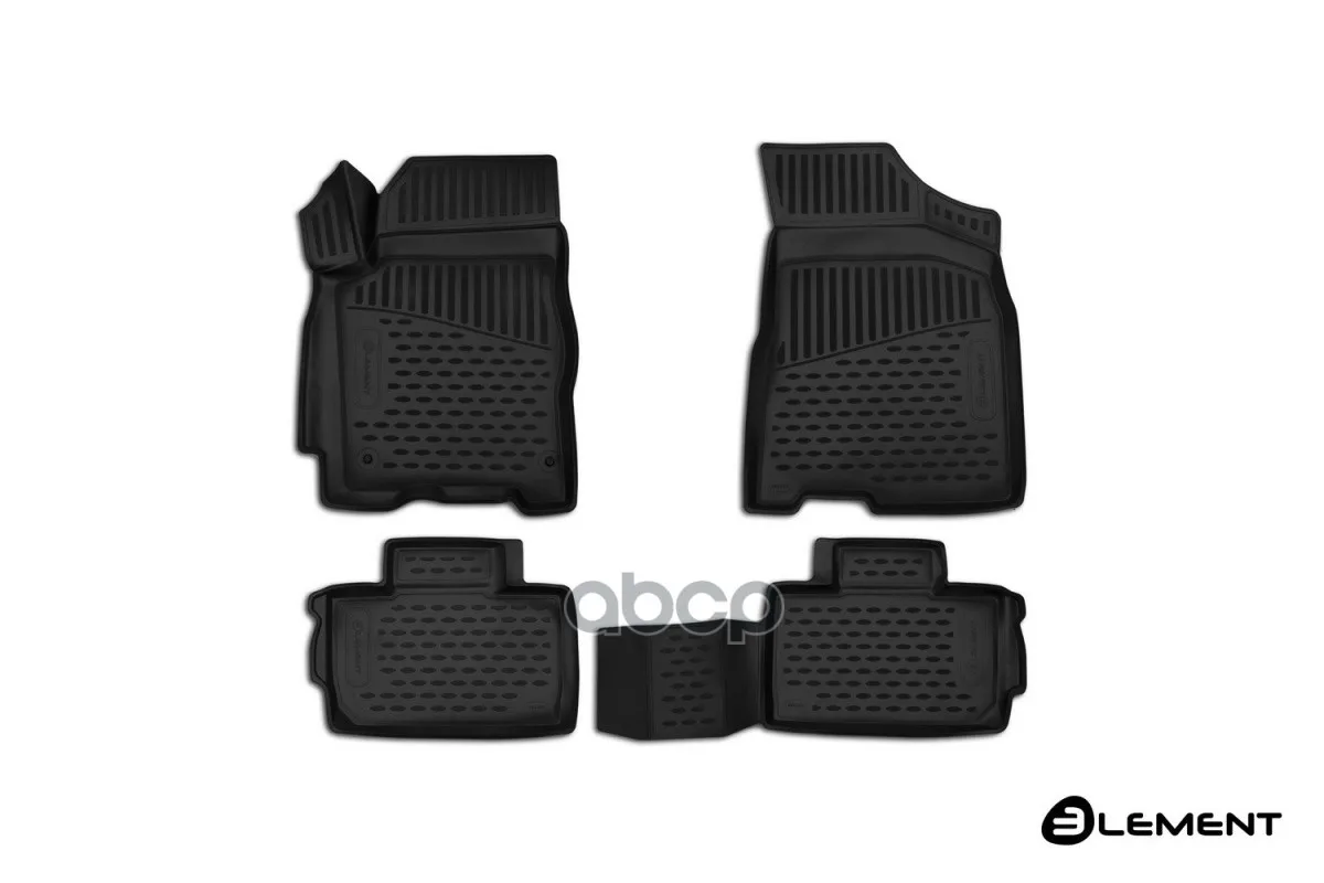 Коврики 3d В Салон Chery Tiggo 2,-, 4 Шт.(Полиуретан) ELEMENT арт. ELEMENT3D6323210