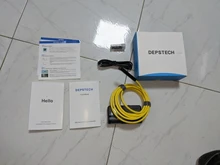 DEPSTECH-endoscopio inalámbrico de doble lente, cámara de inspección Wifi de 2MP/5MP, tubo de boroscopio de serpiente para tubo de ventilación subacuática, reparación de coche