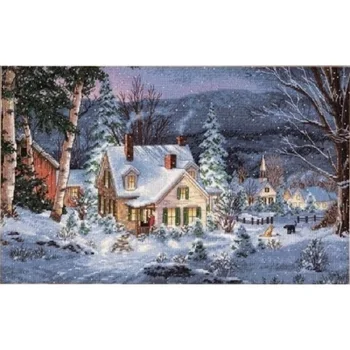 

Set for embroidery stitch dimensions winter's Hush (winter hush) 40x25 cm 70-08862