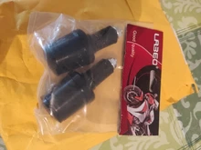 Extremos de empuñaduras de contrapeso para manillar de motocicleta, 7/8 , 22mm, tapa del manillar, enchufe de extremo de barra para Kawasaki Z750 Z800 Z1000