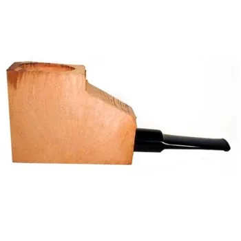 

Extra-Extra briar block bored and fitted with acrylic saddle straight stem