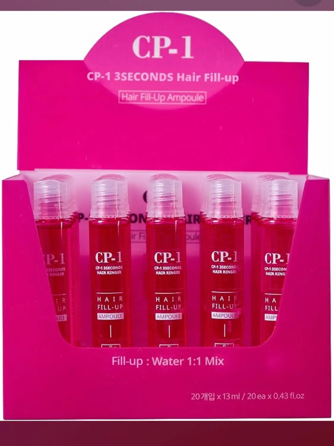 Набор/Маска филлер для волос ESTHETIC HOUSE CP 1 3 Sec Hair Ringer (Hair Fill up Ampoule) 20шт*13мл|Уход за