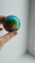 Juguete educativo del mapa del mundo de la tierra de espuma para niños, pelota antiestrés, esponja suave, juguetes para apretar el autismo, alivio del estado de ánimo, juguetes saludables